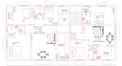 Aishvariyaa Flats Flats Cluster Plan from 1st to 3rd Floor 1