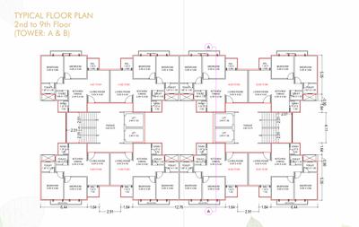 Project Image of 575.55 - 576.08 Sq.ft 2 BHK Apartment for buy in Ved Courtyard 118