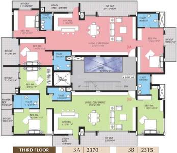Project Image of 1235.0 - 2370.0 Sq.ft 2 BHK Apartment for buy in BVL Aster