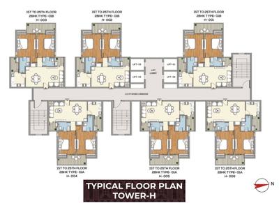 Project Image of 1507.0 - 2245.0 Sq.ft 3 BHK Apartment for buy in Mundeshwari Megapolis