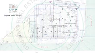 Skyhigh Residency Residency Cluster Plan for ground Floor 1
