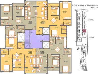 Project Image of 584.0 - 1264.0 Sq.ft 1 BHK Apartment for buy in Sree Vardhana Constellation