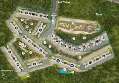 Project Image of 840 Sq.ft 2 BHK Apartment / Flat for sale in Dhayari for Rs. 5650000