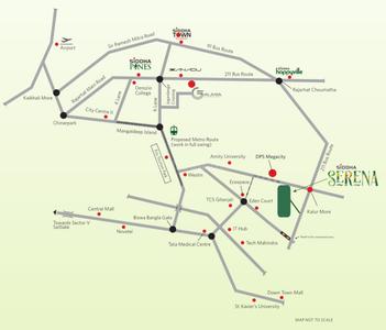 Siddha Serena Phase II Location Plan 1