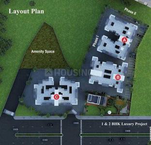 Project Image of 518.0 - 580.0 Sq.ft 2 BHK Apartment for buy in Balaji Manas Valley Phase 1