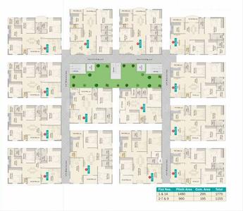 Project Image of 1175.0 - 1760.0 Sq.ft 2 BHK Apartment for buy in Sark Heights Two