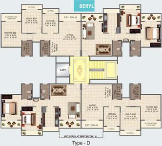 Project Image of 483.0 - 1275.0 Sq.ft 2 BHK Apartment for buy in Tharwani Solitaire Phase I