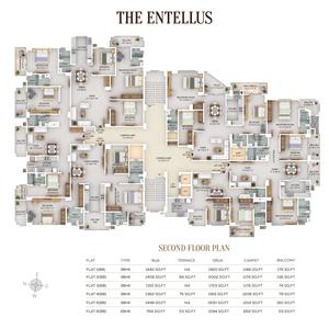 Project Image of 662.0 - 1779.0 Sq.ft 2 BHK Apartment for buy in The Entellus