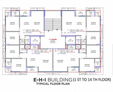 Project Image of 607.19 - 632.6 Sq.ft 2 BHK Apartment for buy in Rudra Rivanta Heritage