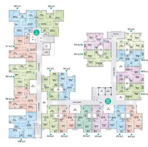 Project Image of 635.0 - 1552.0 Sq.ft 2 BHK Apartment for buy in Appaswamy The Bloomingdale