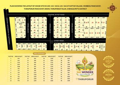 Project Image of 492.0 - 1742.0 Sq.ft Residential Plot Plot for buy in SM Wonder Vela Nagar