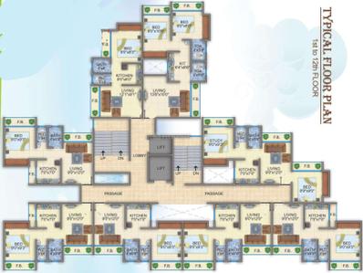Project Image of 515.0 - 680.0 Sq.ft 1 BHK Apartment for buy in Kuber Aarambh