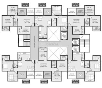 Project Image of 740.0 - 1032.0 Sq.ft 2 BHK Apartment for buy in K Ville Phase I