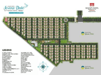 Project Image of 3405.0 - 4225.0 Sq.ft 4.5 BHK Row House for buy in Rajapushpa Serene Dale