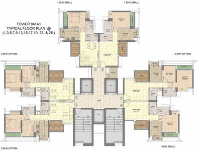 Project Image of 377.0 - 705.0 Sq.ft 1 BHK Apartment for buy in Runwal My City Phase I Part II