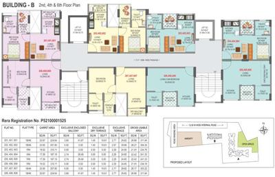 Project Image of 187.0 - 258.0 Sq.ft 1 RK Apartment for buy in Mantra Magic Phase 2 Wing B