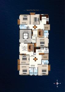 Project Image of 0.0 - 1358.0 Sq.ft 3 BHK Apartment for buy in Vikaan Sai Daksha
