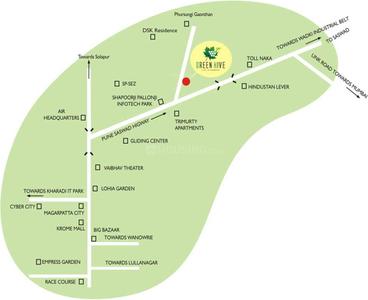 Project Image of 486.0 - 645.0 Sq.ft 1 BHK Apartment for buy in Ram Green Hive B1