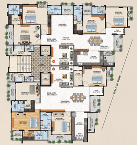 Project Image of 3918.18 - 3962.86 Sq.ft 4 BHK Apartment for buy in Raising The Antillia