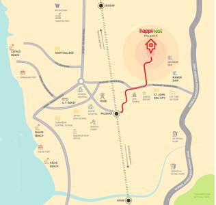 Project Image of 268.67 - 514.95 Sq.ft 1 BHK Apartment for buy in Mahindra Happinest Palghar Project 1 Phase II