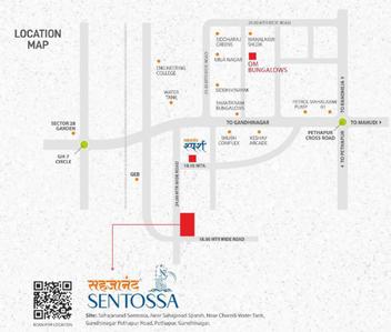 Project Image of 681.36 - 855.84 Sq.ft 2 BHK Apartment for buy in Sahjanand Sentossa