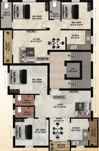 Project Image of 916.0 - 1027.0 Sq.ft 2 BHK Apartment for buy in RR Enclave