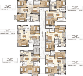 Project Image of 993.0 - 1426.0 Sq.ft 2 BHK Apartment for buy in LML League One