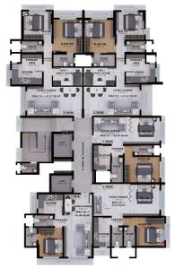 Project Image of 457.25 - 749.49 Sq.ft 1 BHK Apartment for buy in Nandivardhan Fortuna Blue