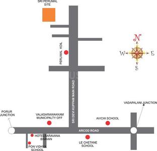 Project Image of 592.0 - 1275.0 Sq.ft 1 BHK Apartment for buy in Sri Perumal