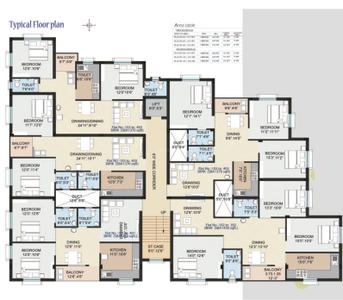 Project Image of 1370.0 - 1450.0 Sq.ft 3 BHK Apartment for buy in Mahima Susama Tower