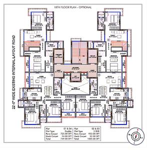 Project Image of 567.0 - 1521.0 Sq.ft 1 BHK Apartment for buy in Harshmaan Crescent Heights