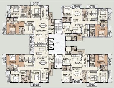 Project Image of 1800 Sq.ft 4 BHK Apartment / Flat for sale in Devendra Nagar for Rs. 13300000