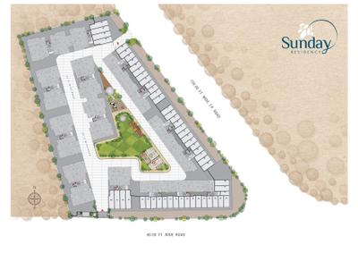 Project Image of 610.1 - 631.73 Sq.ft 2 BHK Apartment for buy in Sunday Residancy Phase 4