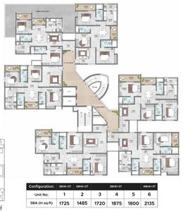 Project Image of 1535.0 - 2140.0 Sq.ft 3 BHK Apartment for buy in Shriram Park 63