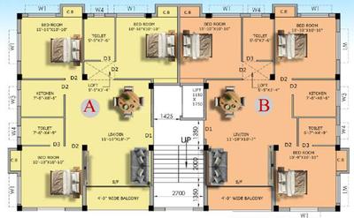 Project Image of 982.0 - 1388.0 Sq.ft 2 BHK Apartment for buy in Oiendrila Moni Heritage
