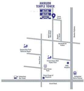 Anirudh Temple Tower Location Plan 1