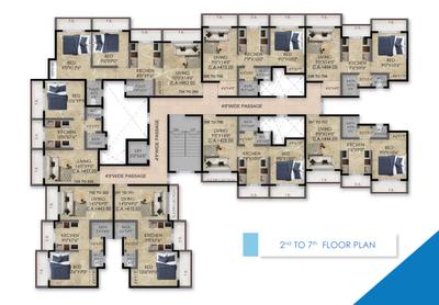 Project Image of 361.99 - 563.38 Sq.ft 1 BHK Apartment for buy in SK Heights