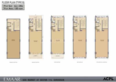 Project Image of 968.75 - 1980.56 Sq.ft Residential Plot Plot for buy in Emaar Business District Ebd 114