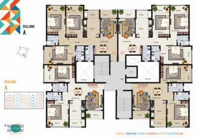 Project Image of 1164.12 - 1584.87 Sq.ft 2 BHK Apartment for buy in Nanu Sapana Mosaic