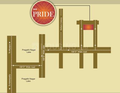 Project Image of 1015.0 - 1407.0 Sq.ft 2 BHK Apartment for buy in Gem Pride