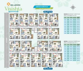 Project Image of 1089.0 - 1792.0 Sq.ft 2 BHK Apartment for buy in DB Lakven Visishta