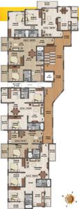 Project Image of 484.16 - 1006.75 Sq.ft 1 BHK Apartment for buy in Hithaishi Twins Paradise