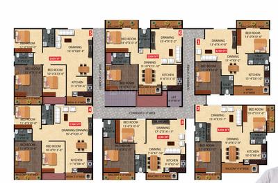 Project Image of 1190.0 - 1409.0 Sq.ft 2 BHK Apartment for buy in Sai Grand Monte Vista