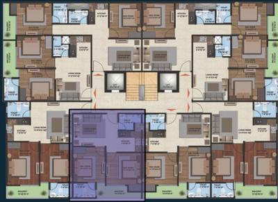 Project Image of 950.0 - 1100.0 Sq.ft 2 BHK Apartment for buy in JMD Vinayaka County