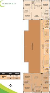 Project Image of 1831.0 - 1845.0 Sq.ft 3 BHK Apartment for buy in Aspirations Crescent
