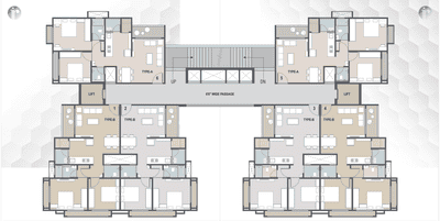 Project Image of 0.0 - 1188.0 Sq.ft 2 BHK Apartment for buy in Rushabh Heights