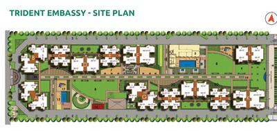 Project Image of 1100.0 - 1550.0 Sq.ft 2 BHK Apartment for buy in Trident Embassy Phase 2