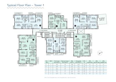 Project Image of 910.0 - 1610.0 Sq.ft 2 BHK Apartment for buy in Orbit Tarang