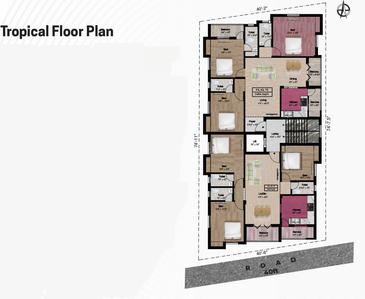 Alankar Crown Alankar Crown Cluster Plan from 1st to 3rd Floor 1