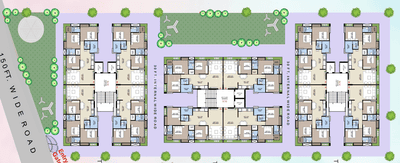 Project Image of 863.16 - 909.01 Sq.ft 3 BHK Apartment for buy in The Antilia